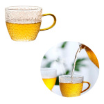 Tazas de vidrio X 6 mango dorado Mt09024 - Imagen 6