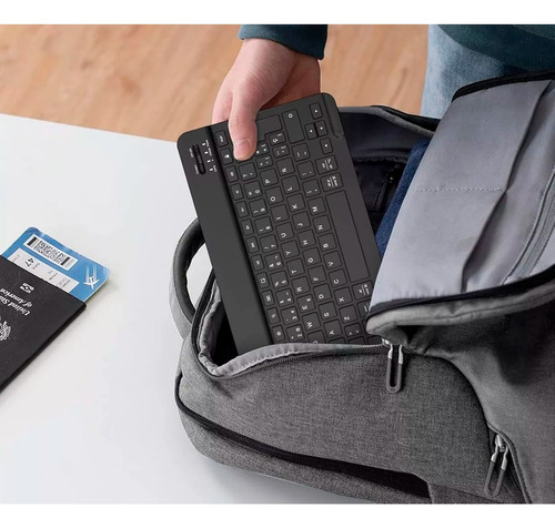 Teclado Bluetooth Mini Inalambrico Tablet Tv Notebook 9101 - Image 4