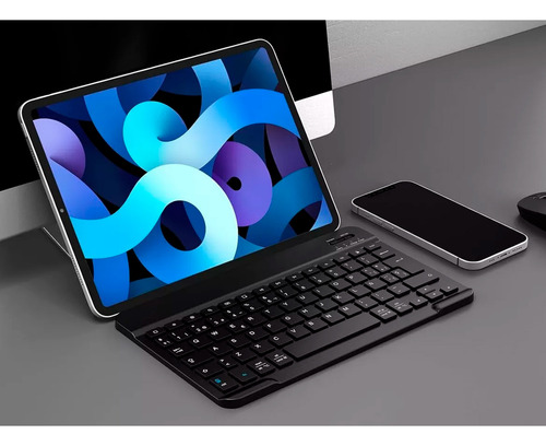 Teclado Bluetooth Mini Inalambrico Tablet Tv Notebook 9101 - Image 2