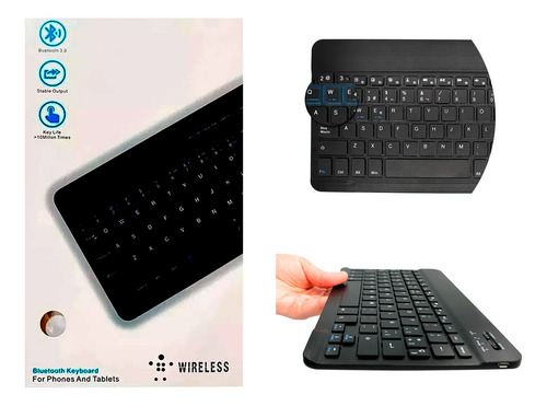 Teclado Bluetooth Mini Inalambrico Tablet Tv Notebook 9101 - Image 6