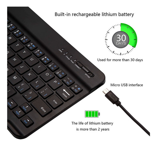 Mini teclado inalámbrico 9102 - Imagen 8