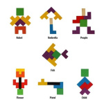 Tetris 40 Piezas Madera Montesori Rompecabezas Encastre - Image 6