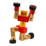 Transformer Robot De Madera Articulado Motricidad Con Ruedas - Image 3