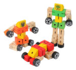 Transformer Robot De Madera Articulado Motricidad Con Ruedas - Image 11