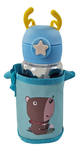 Botella infantil cuernos animal 680 Ml y correa Mt09117 - Imagen 7