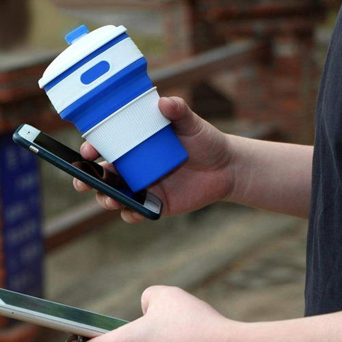 Vaso Termico Plegable Agarre De Silicona 350 Ml Taza Cafe - Image 15