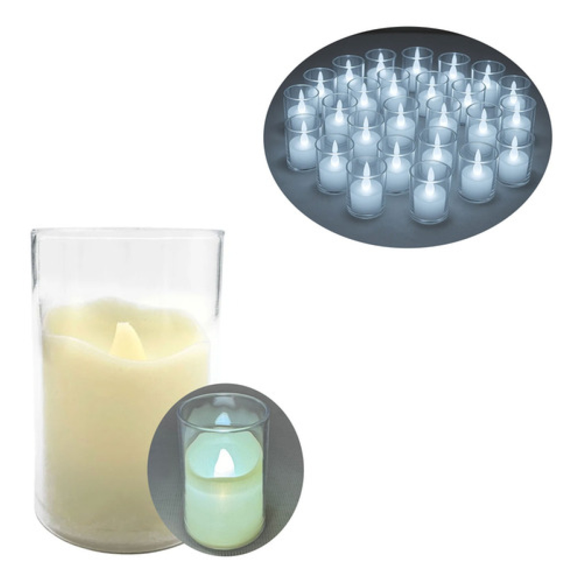 Velas LED X 24 frías Zle24 - Image 1