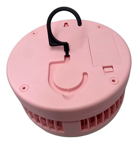 Ventilador recargable USB multifunción con luz LED Jk-f665 – imagen de uso