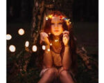 Vincha Corona De Flores Con Led Multicolor A Pilas Fiestas - Image 2