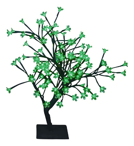 Árbol de navidad bonsai luminoso verde LED