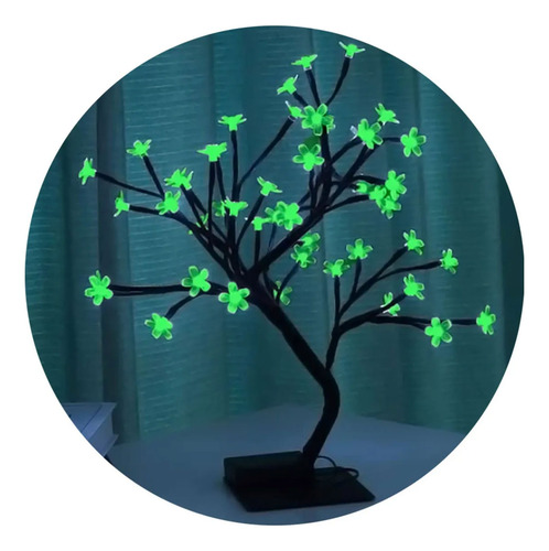 Árbol de navidad bonsai luminoso verde LED - Image 5