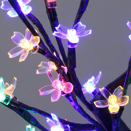 Arbol Navidad Luminoso Bonsai Flores Led Rgb Multicolor - Image 3