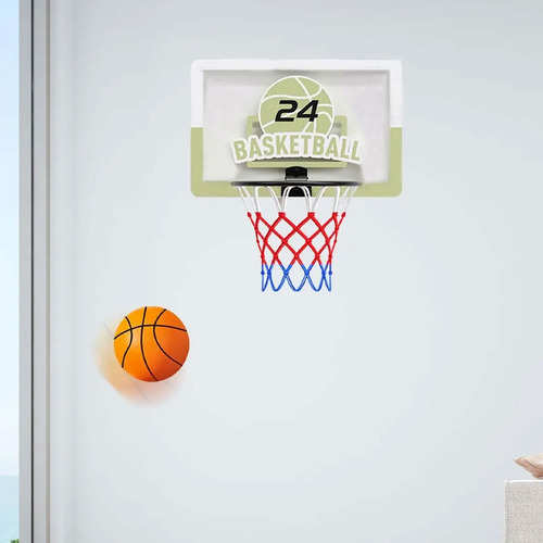 Aro de básquet con pelota, red e inflador A5241 - Image 8