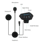 Auricular Casco Para Moto Con Microfono Comunicacion 5.0 - Image 8
