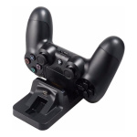 Base Cargador Horizontal Para Joystick Ps4 Con Cable Usb