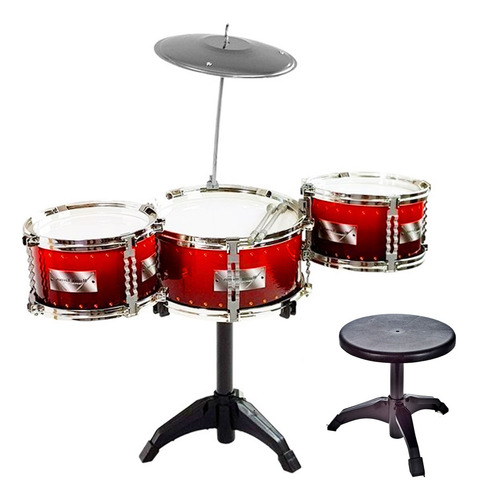 Bateria musical infantil 3 piezas + platillo - Image 8