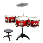 Bateria musical infantil 3 piezas + platillo