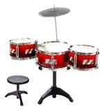 Bateria musical infantil 3 piezas + platillo