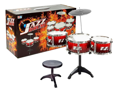 Bateria musical infantil 3 piezas + platillo - Image 5