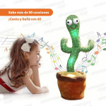 Cactus Bailarin Tiktok Juguete Baila Canta Repite Voz - Imagen 3