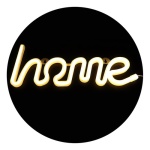 Cartel home neón a USB y a pilas A24