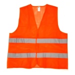 Chaleco Reflectivo Fluor Seguridad Autos Motos Construccion