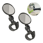 Combo Bicicleta Espejos Redondo X2 Giratorio 360 Abrazadera