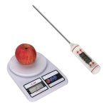 Combo Cocina Termómetro Pinche + Balanza Digital 10 Kg