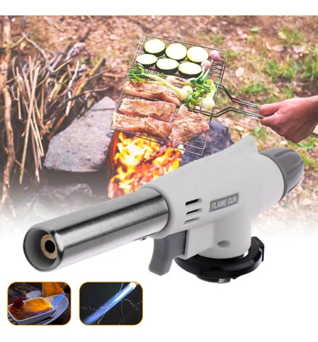 Combo Soplete Flambeador + 1 Mini Garrafa Gas Butano - Image 16