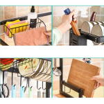 Escurridor organizador secaplatos de 2 niveles para bacha - Image 6