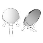 Espejo bifaz con aumento