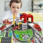 Juguete estación de bombero con helicóptero - Image 2