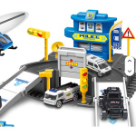 Estación juguete policía helicóptero camión 24 piezas 38005 - Image 2