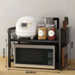 Estante microondas multiuso para cocina Jym8 - Image 5