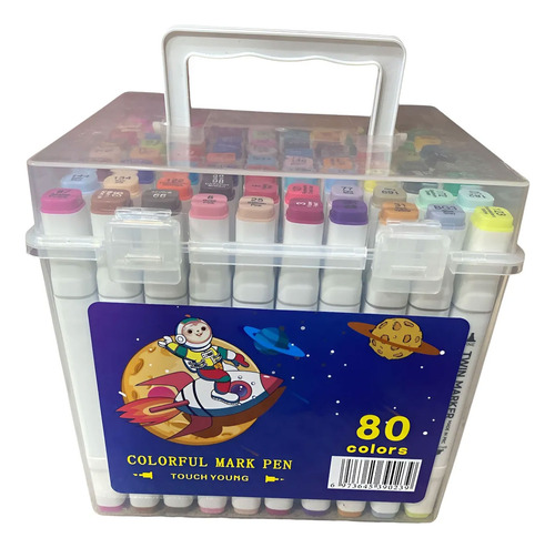 Marcadores X 80 fibrones doble punta - Image 5