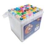 Marcadores X 80 fibrones doble punta