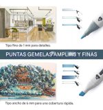 Marcadores X 60 doble punta fibrones - Image 5