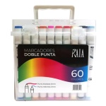 Marcadores X 60 doble punta fibrones - Image 3