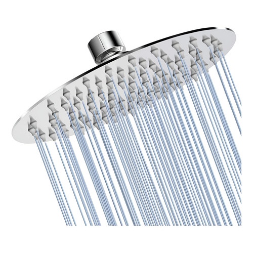 Flor de ducha redonda efecto lluvia