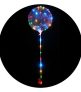 Globo transparente con alambre led rgb