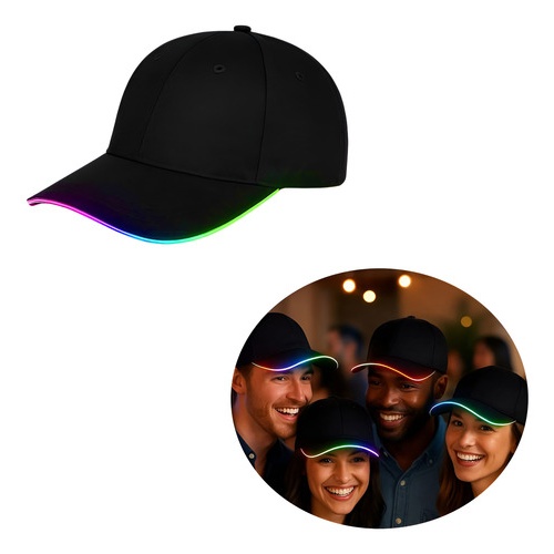 Gorra luminosa LED de colores neón Y771