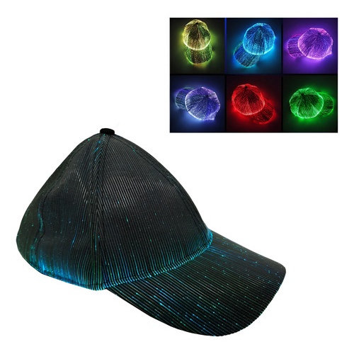 Gorra gris luminosa luz LED Yjo772