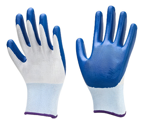 Guantes Trabajo Antideslizantes Reforzados Tela Y Goma 300# - Image 24