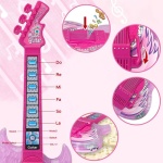 Guitarra juguete musical con micrófono y luces Gui3 - Image 5