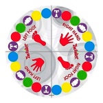 Juego twister de equilibrio en el piso 22213 - Image 2