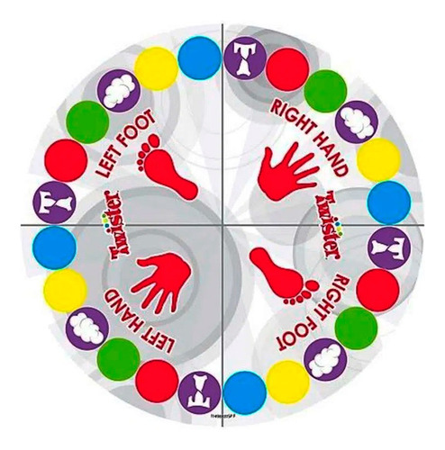 Juego twister de equilibrio en el piso 22213 - Image 2