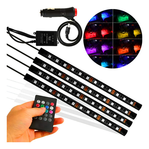 Luz_Led_Rgb_Tunning_Para_Interior_De_Auto_Con_Control_D_973213-MLA89152714223_082025-O.jpg Luz Led Rgb Tunning Para Interior De Auto Con Control - Image 1