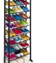 Organizador de zapatillas de 10 estantes para 30 pares