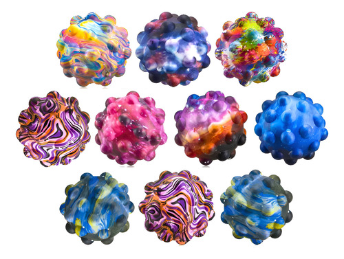 Pack X 10 pelotas saltarinas anti estrés relajantes 2530 - Image 1