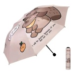 Paraguas plegable de carpincho